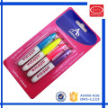 Set packaging colorful permanent fabric marker pen